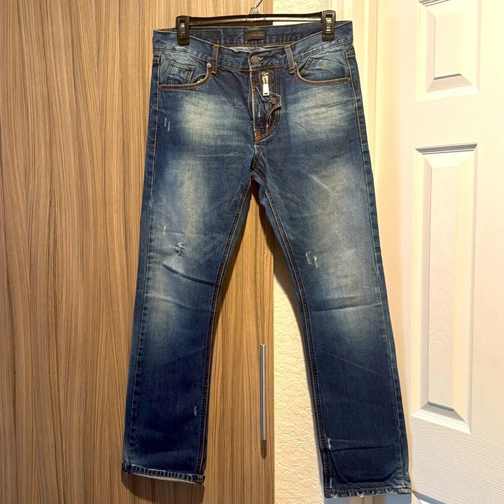 DSQUARED2 Blue Straight Men Jeans - Picture 1 of 8
